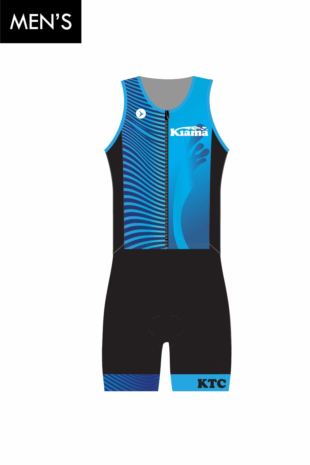 KTC Men's Zip Tri Suit