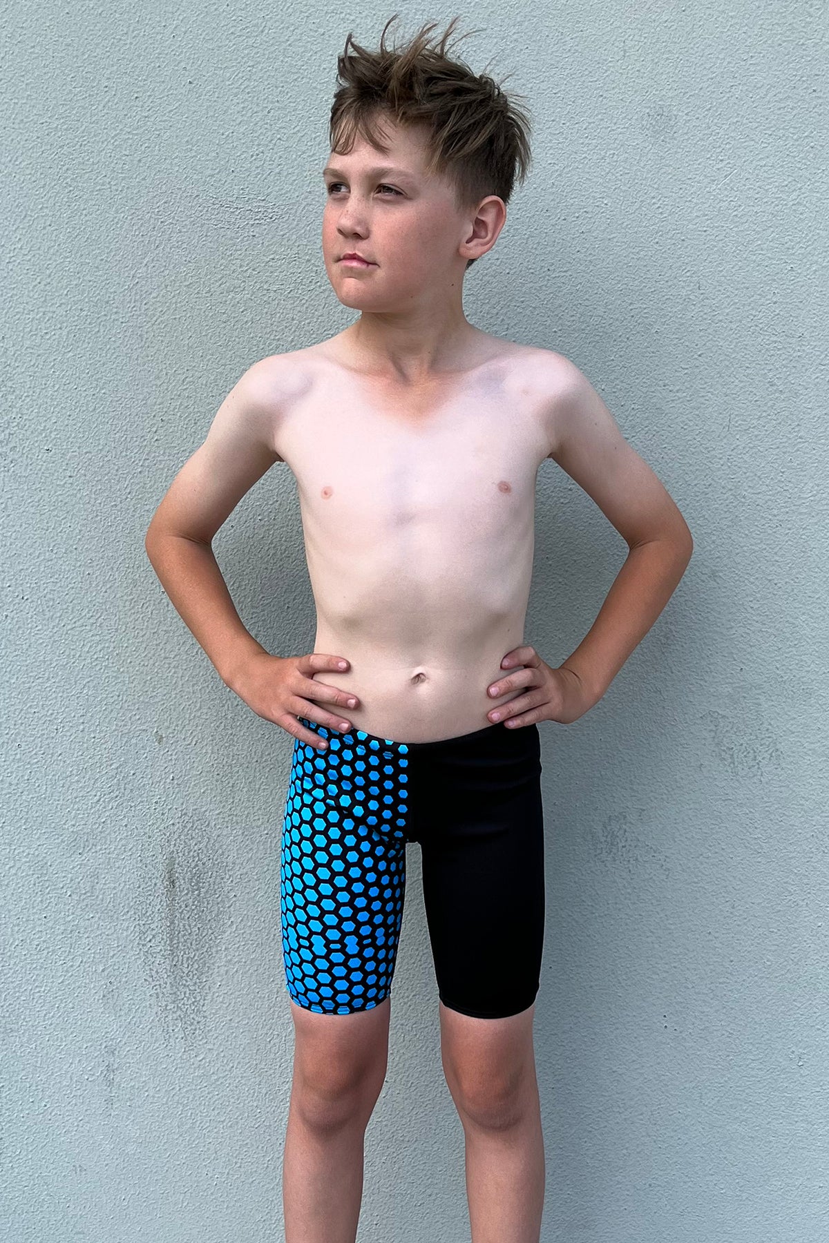 Boy's Blue Hex Jammers