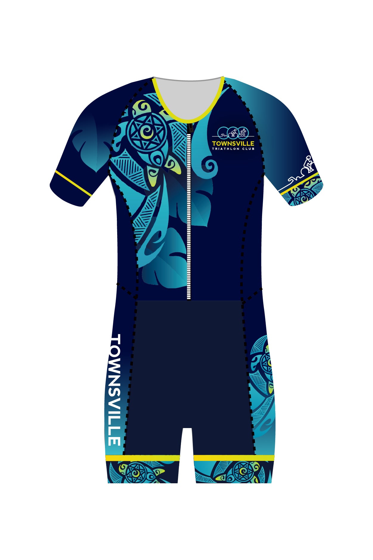 Townsville Tri Club Women's Sleeve Tri Suit