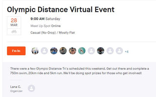 First Strava Tri event this weekend