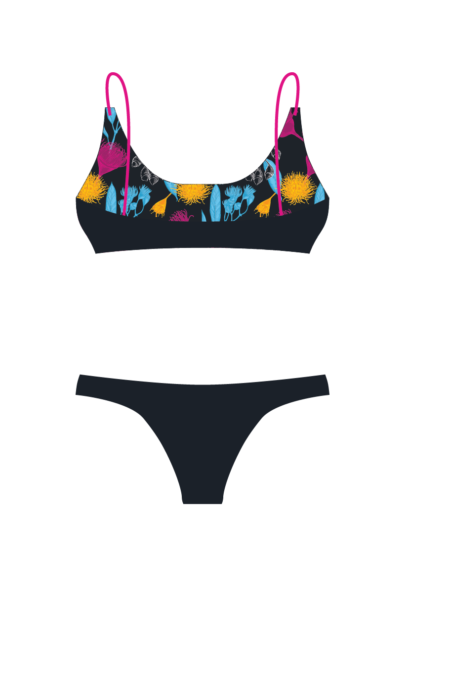 AUS Natives Catfish Athlete Eve Reversible Bikini Bottom