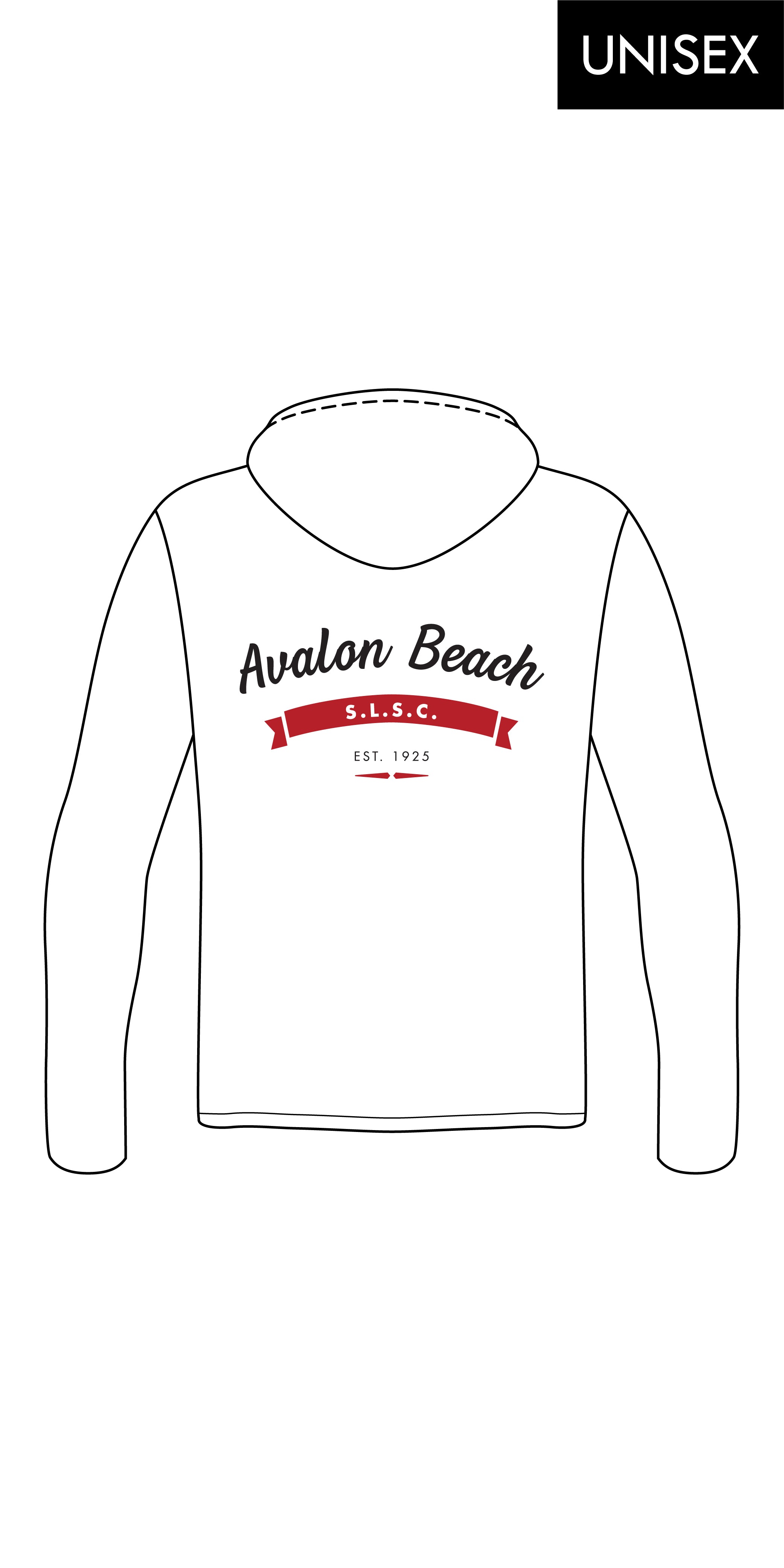 Avalon Beach SLSC - Light Weight Hoodie