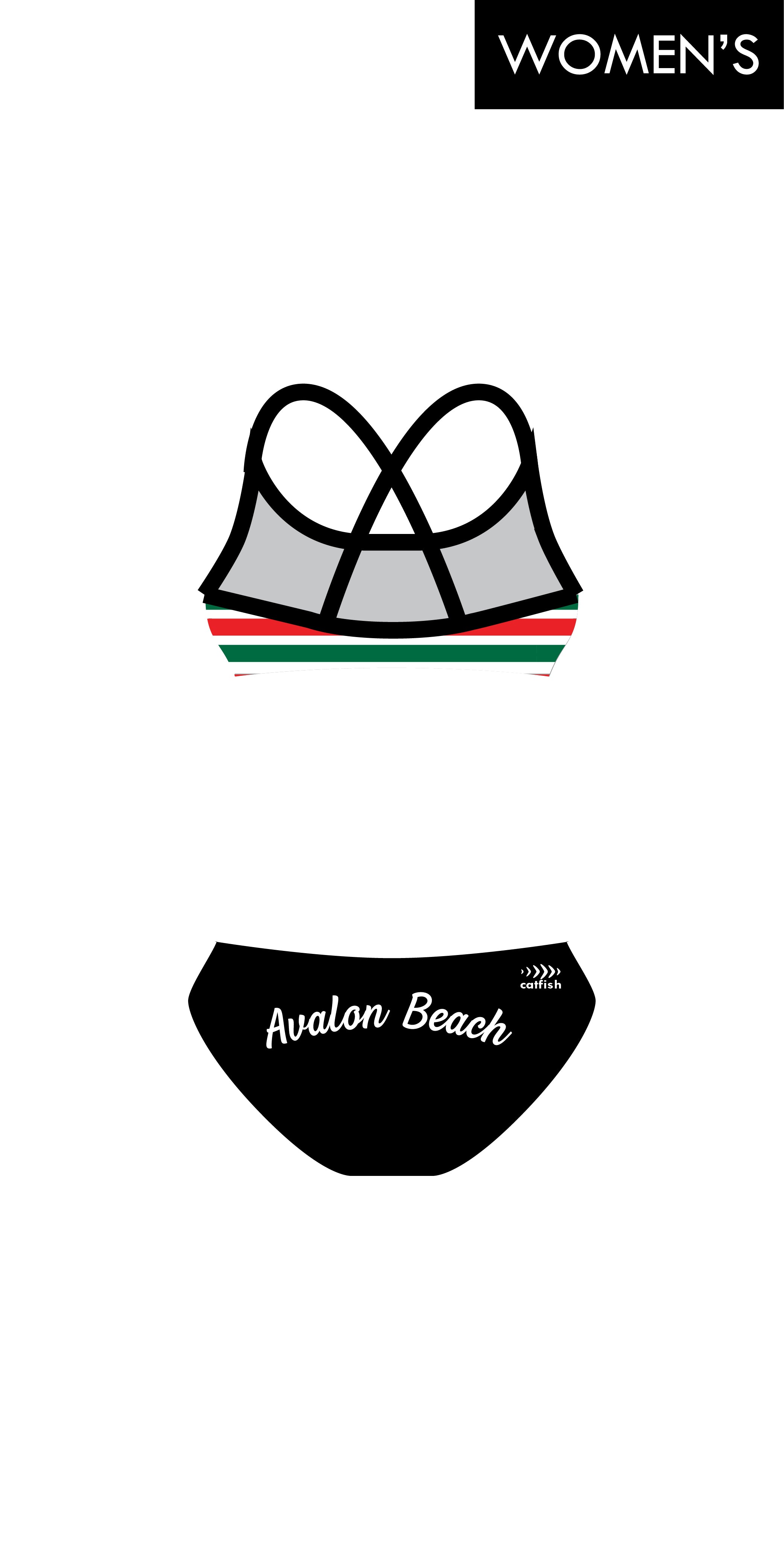 Avalon Beach SLSC Cross Back Bikini