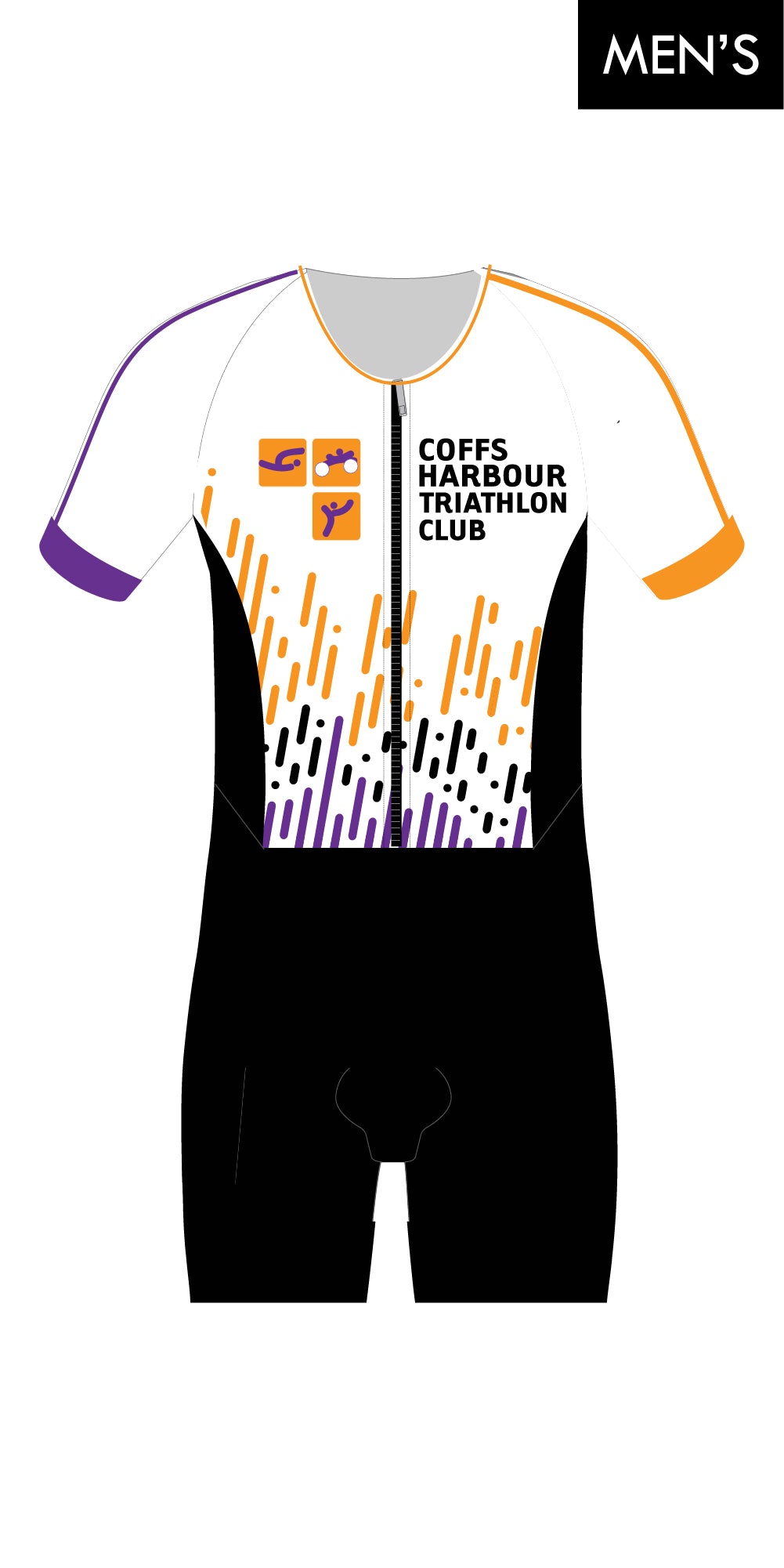 Coffs Harbour Tri Club Sleeve Suit