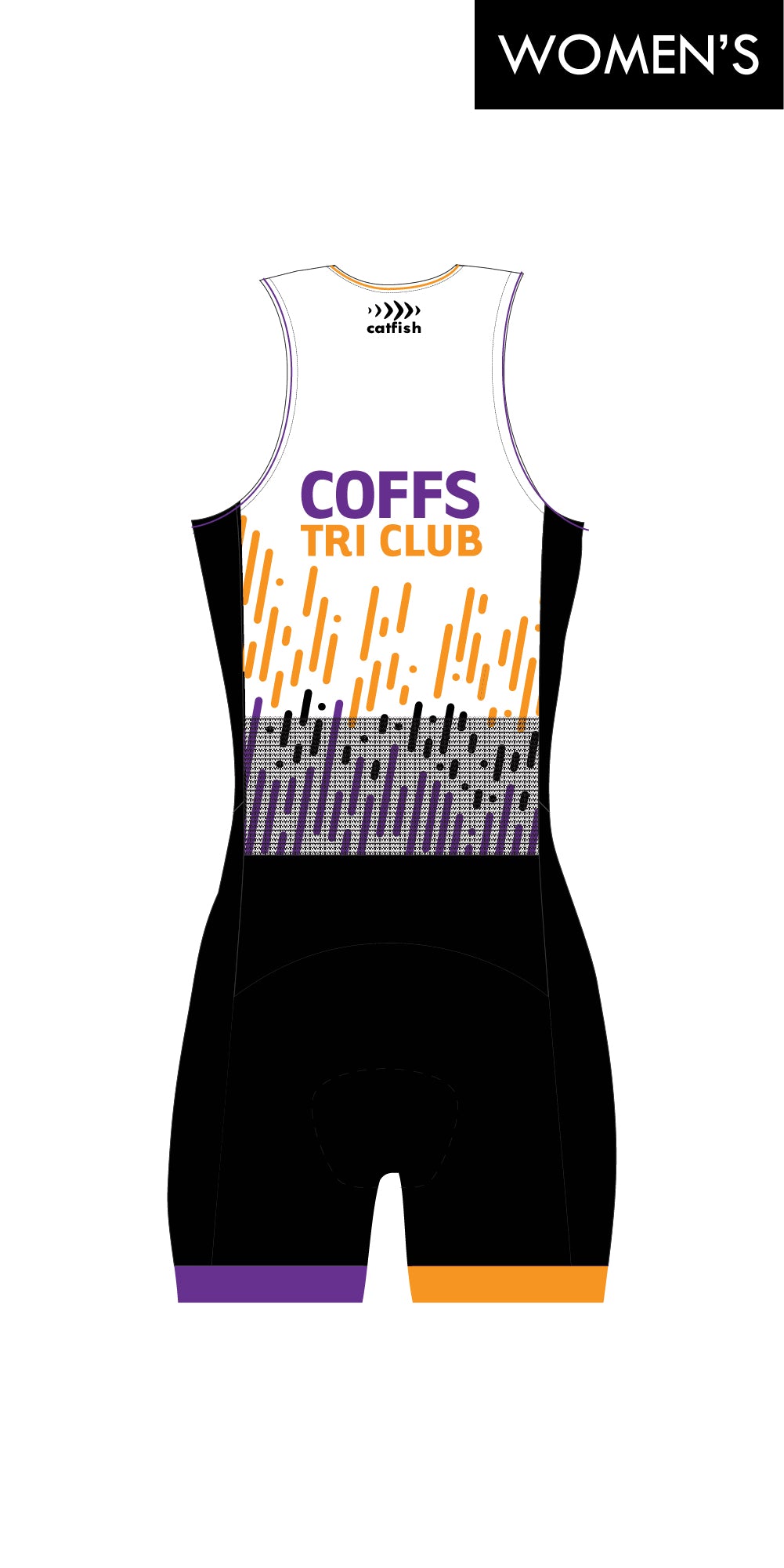 Women's Coffs Harbour Tri Club Zip Suit