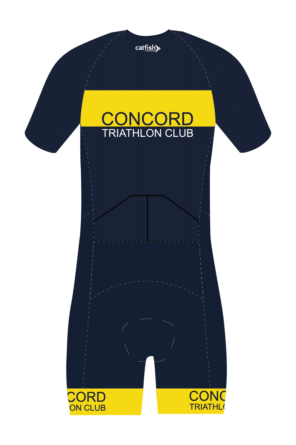 Concord Tri Club Men's Aero Sleeve Tri Suit