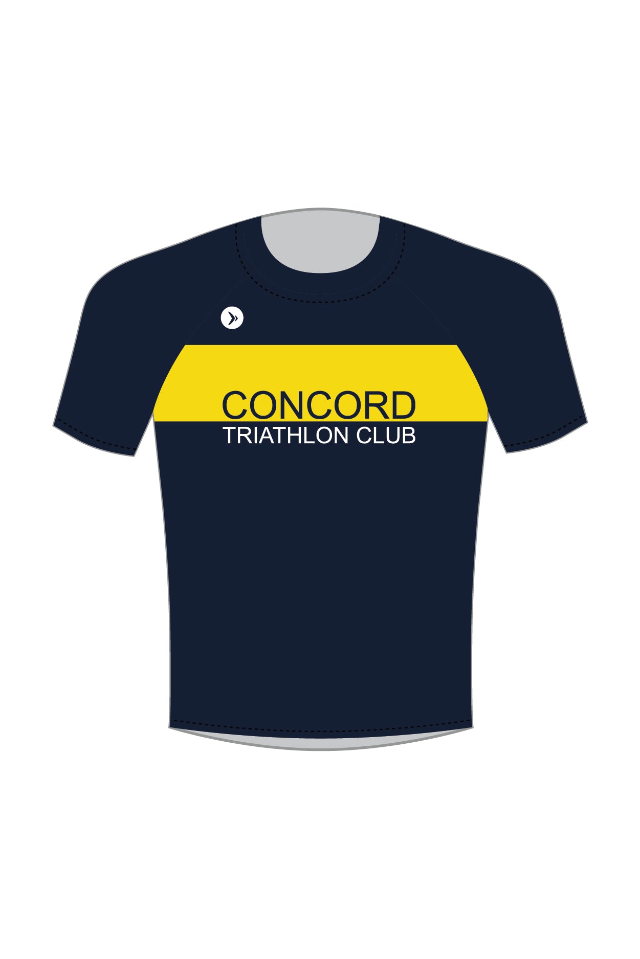 Concord Tri Club Men's Run Tee