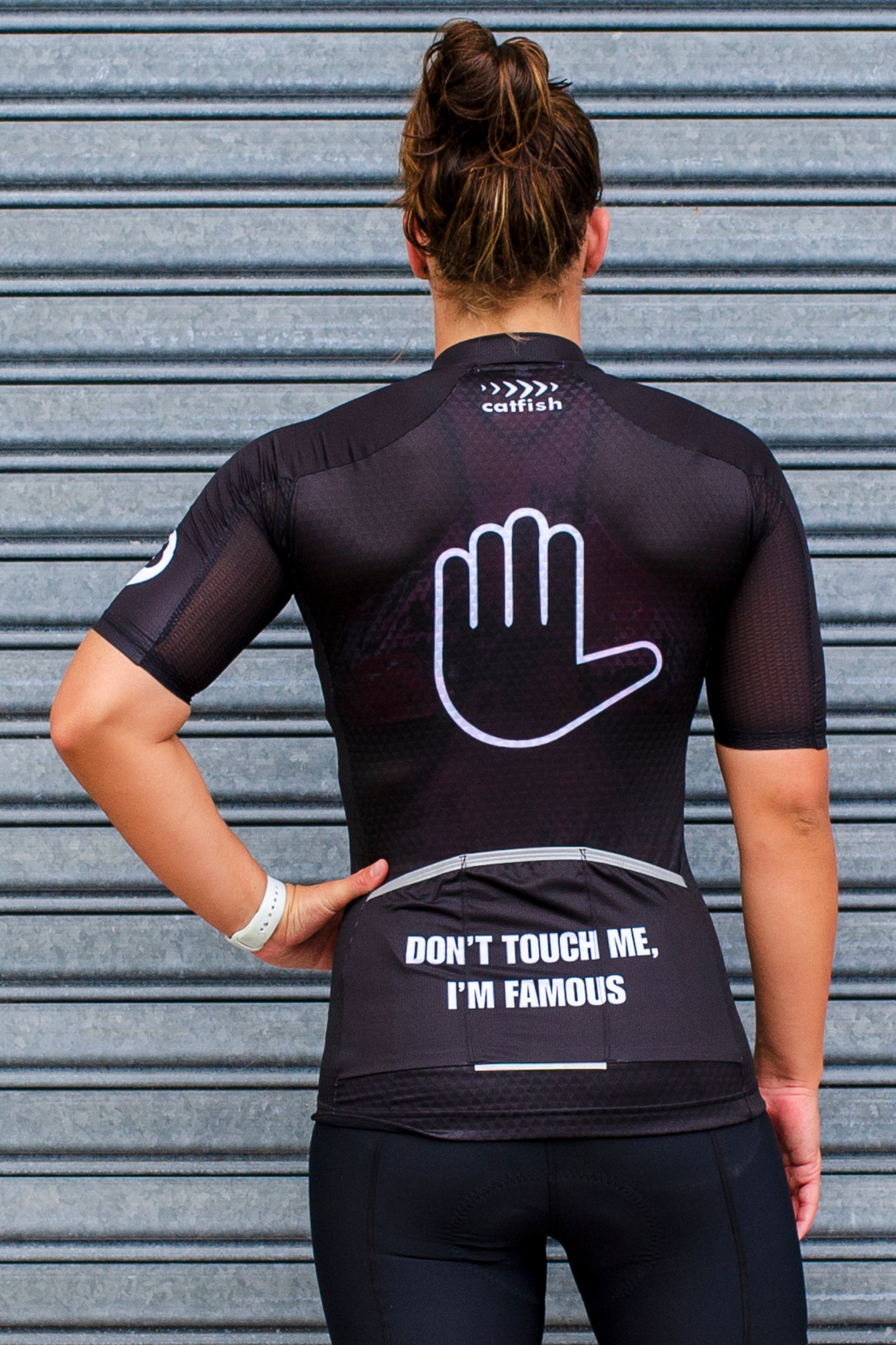 Renee X Catfish "Don't touch me, I'm famous" Cycle Jersey