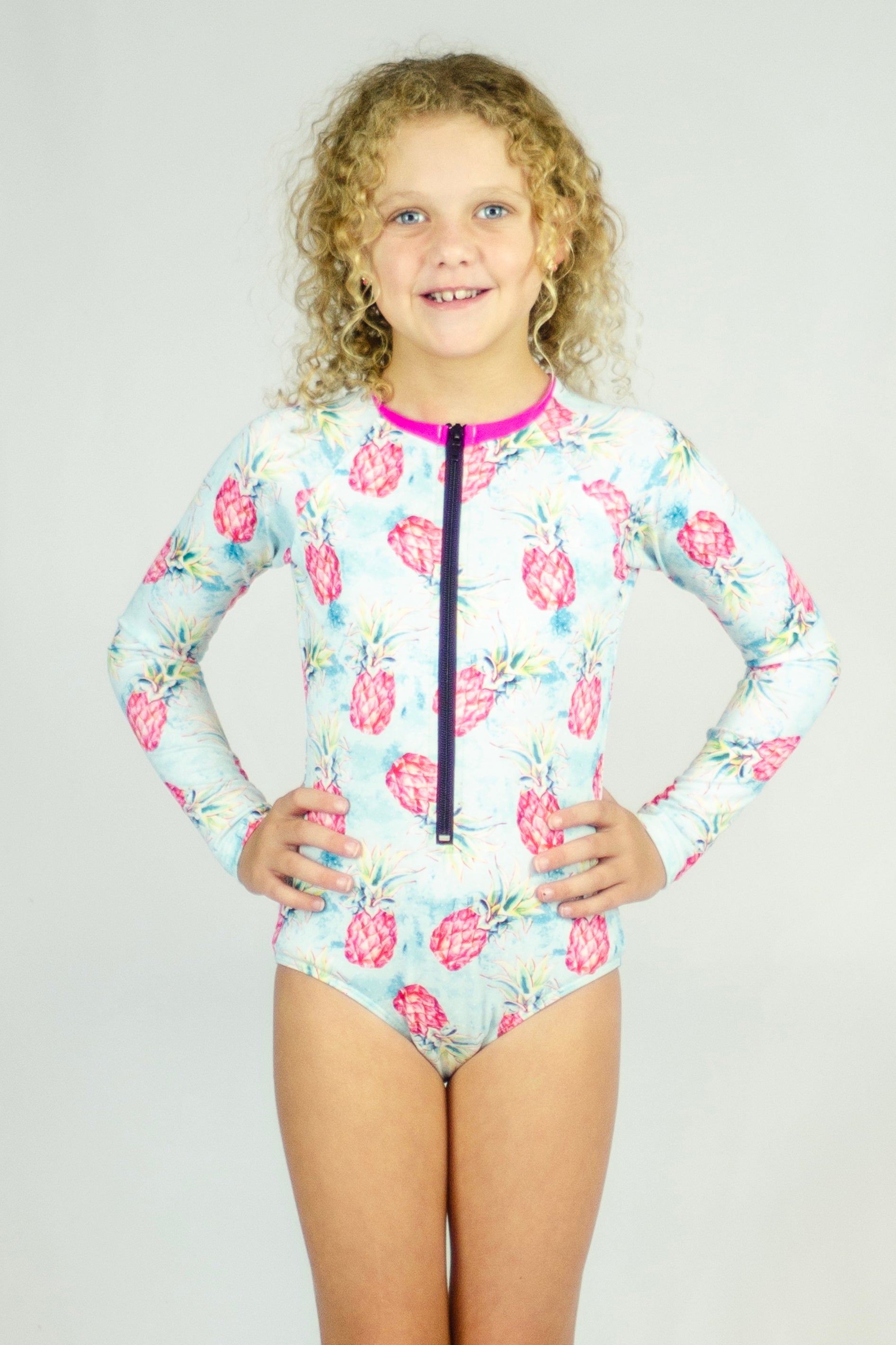Girl's Pineapple Punch Surf Suit