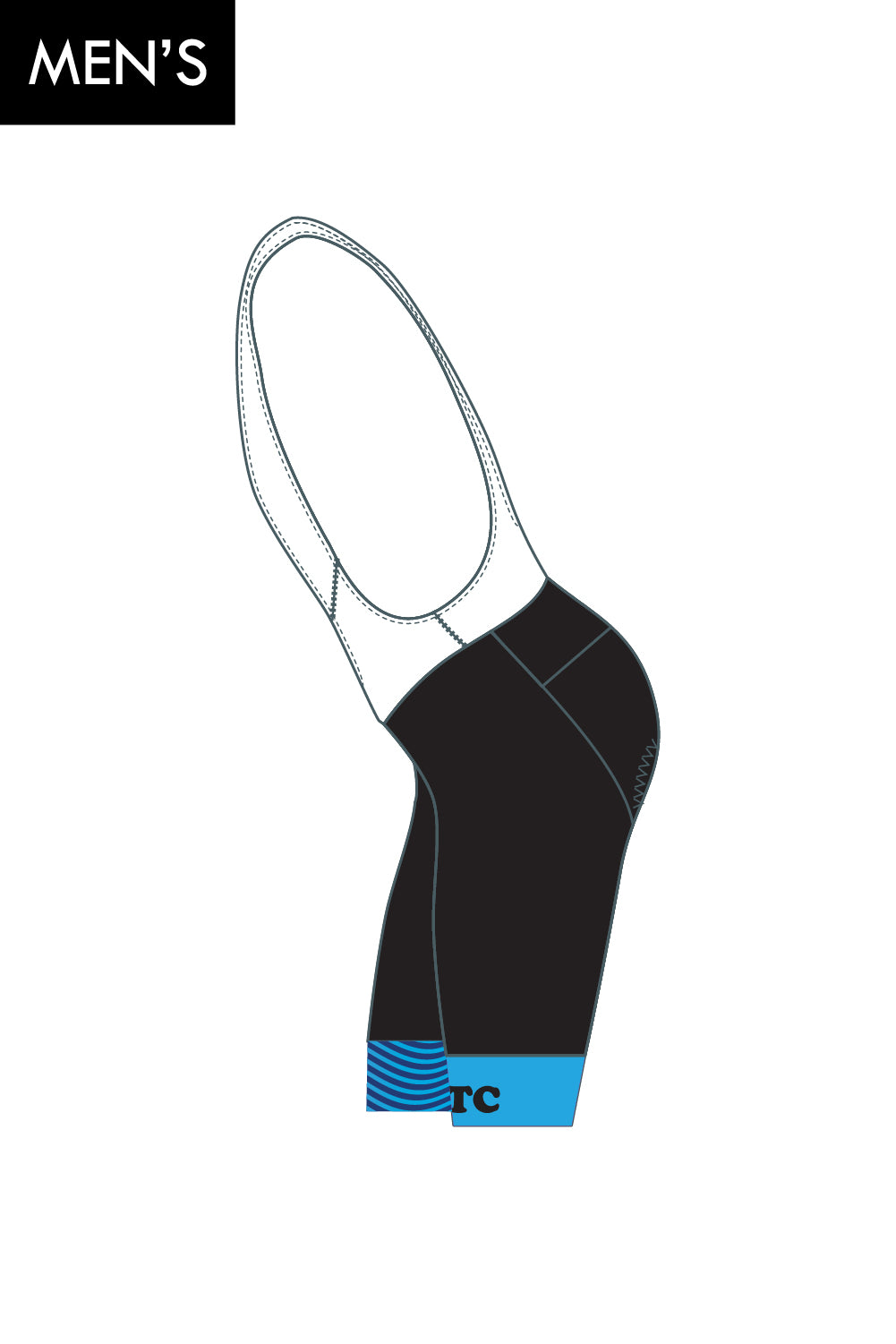 KTC Men's Cycle Bibs