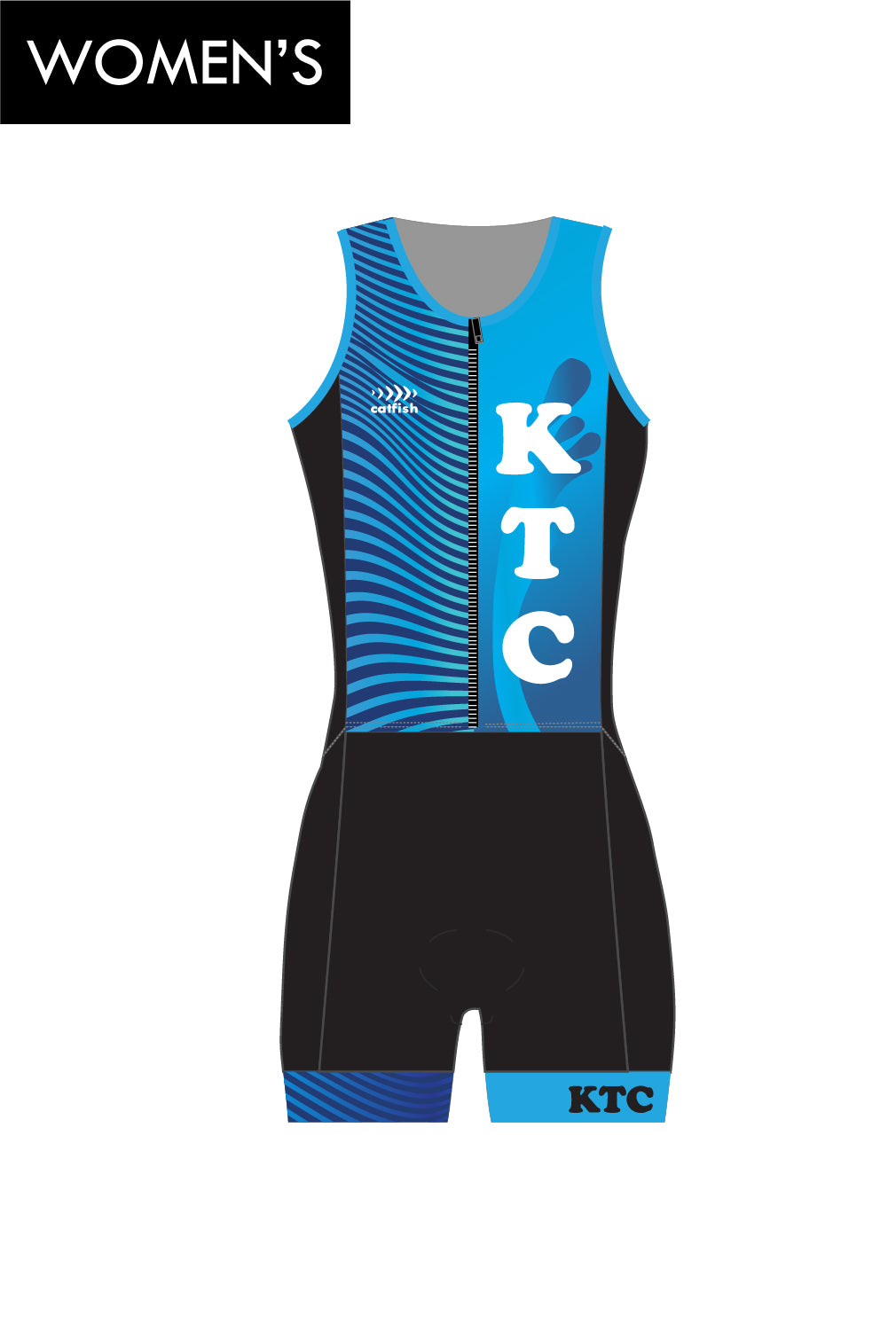 KTC Women's Zip Tri Suit