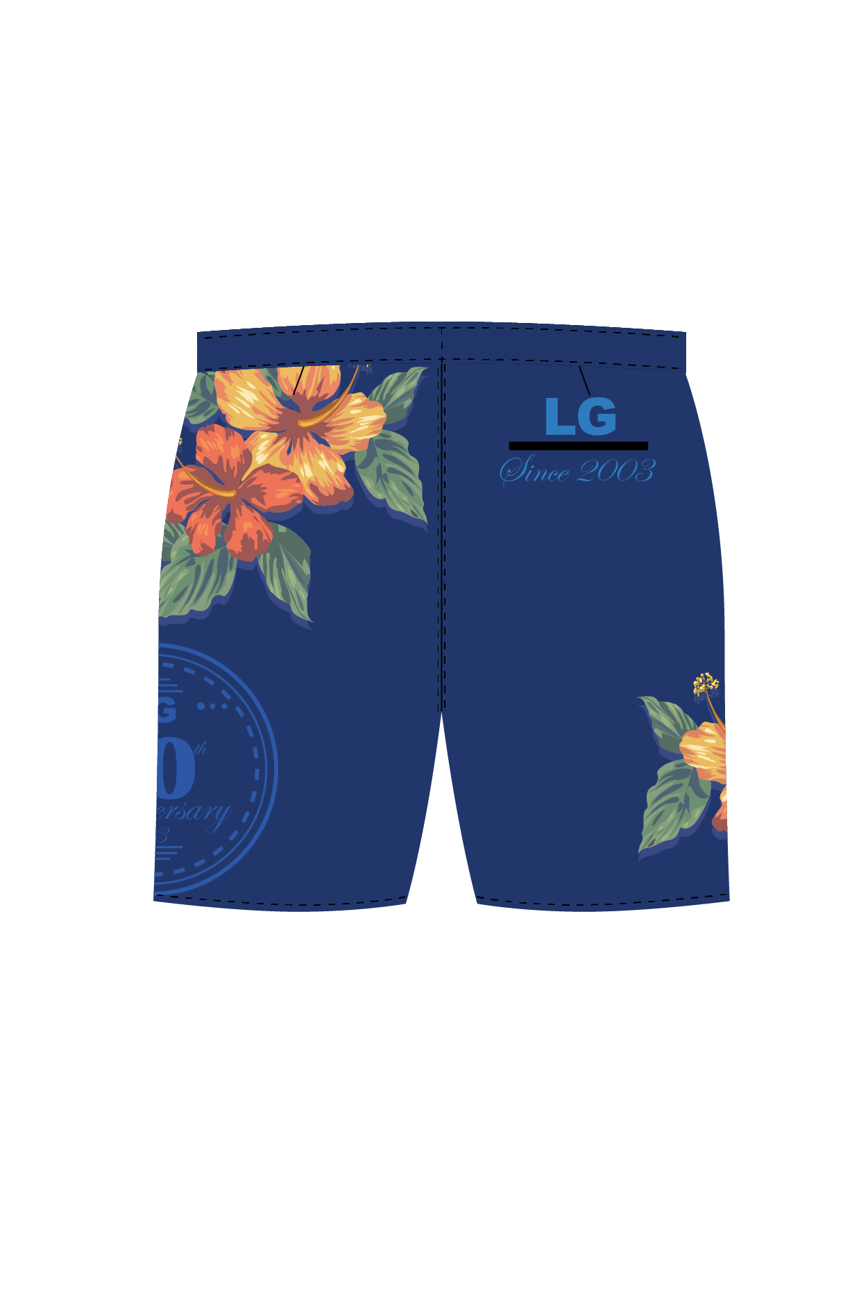 LG Club Boardshorts - 20th Anniversary