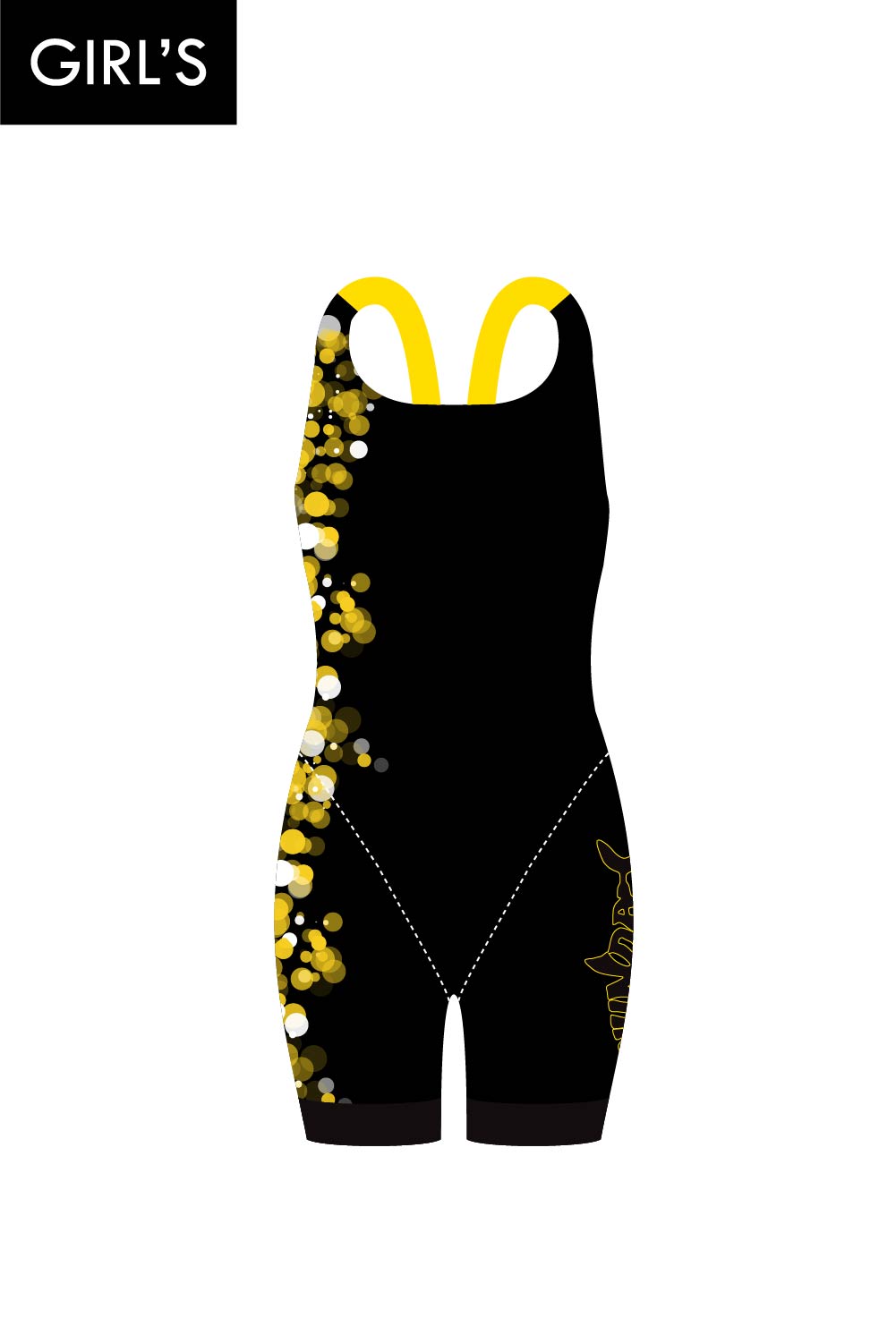 Nundah Sharks Girl's Open Back Race Suit