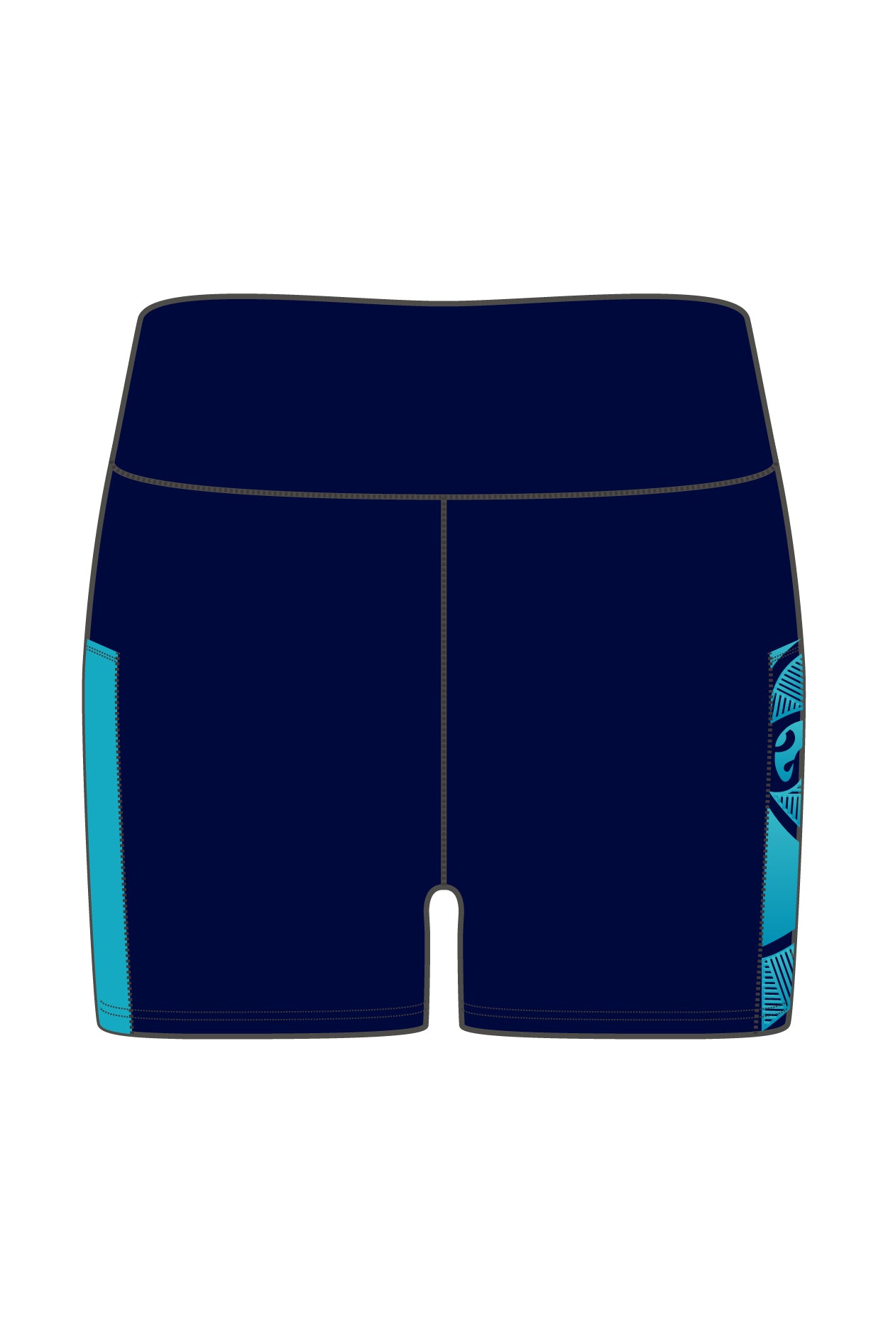 Townsville Tri Club Mid-Thigh Shorts