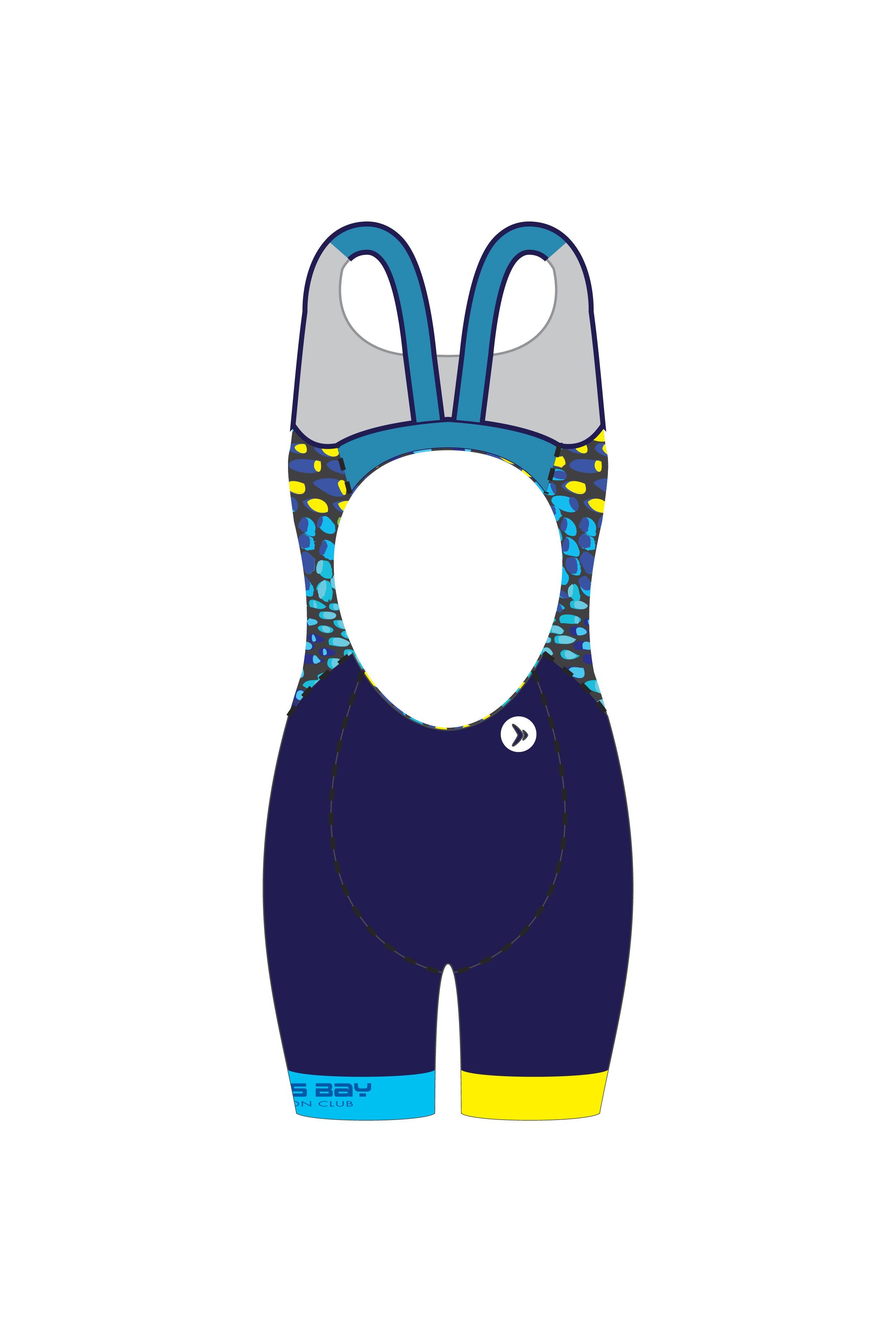 Jervis Bay Tri Club Girl's Open Back Tri Suit